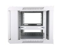 Extralink Szafka wisząca rack 6U 600x450 szara szklane drzwi EX.8550 - 484913 - zdjęcie 6